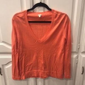 {J. C r e w} Coral Sweater - M